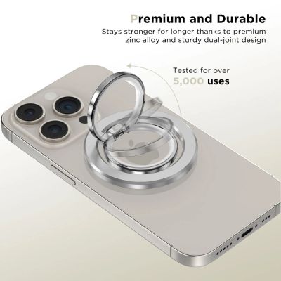 3. Tech-Protect MMR300 magnetic holder/ring with MagSafe - silver