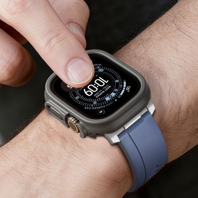 12. AmazingThing Minimal Protective Case for Apple Watch UItra 3 49mm - Black