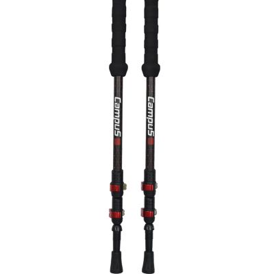 3. Campus Stetin Trekking Poles CU0703321218 Black One size