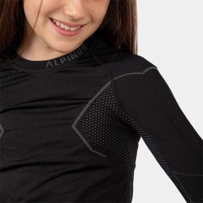 46. Alpinus Active Set thermal underwear black and gray Jr GT43204