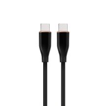 GEMBIRD USB TYPE-C POWER DELIVERY (PD) CABLE 60 W, "PREMIUM SILICON", SILICONE BRAID, 1.5 M, BLACK