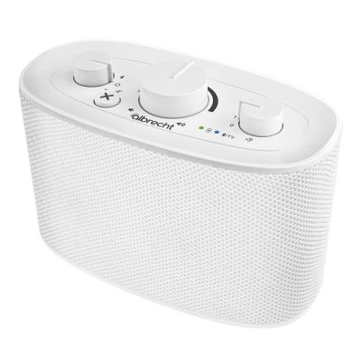 2. Albrecht Klaro Portable Stereo Speaker White 4 W