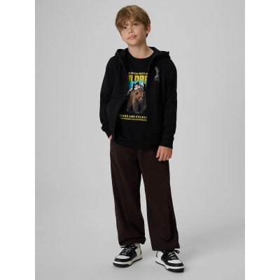 Boys' jogger sweatpants 4F 4FJKAW26TTROM2087-80S
