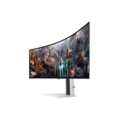 6. Samsung G93SC Computer Monitor 124.5 cm (49") 5120 x 1440 px Dual QHD OLED Silver