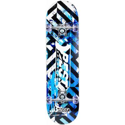 17. STREET BLUE WOODEN SKATEBOARD BEST SPORTING