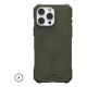 6. UAG Urban Armor Gear Essential Armor MagSafe Case for Apple iPhone 16 Pro Max Olive Gray (Clear)