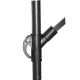 31. 300CM FOLDING GARDEN UMBRELLA ON A BOOM, ANTHRACITE GREY