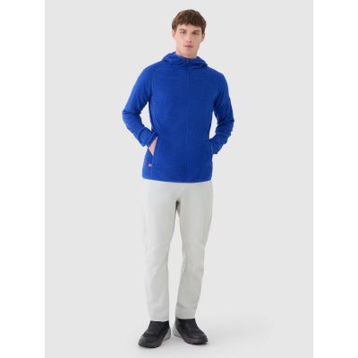 4. Primaloft Active men's trekking sweatshirt with hood, 4F 4FWSS25TFSWM473-36S