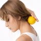 2. Fizjo Spiky ball for massage and rehabilitation 5.4 cm Tullo yellow REF855