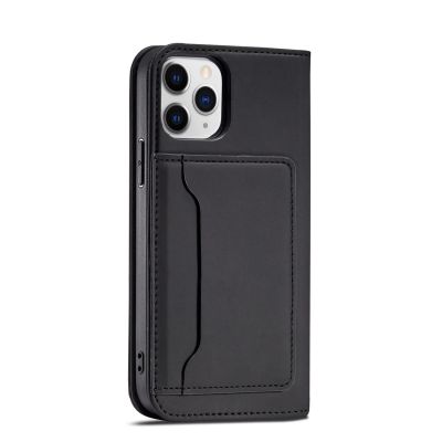 9. Magnet Card Case for iPhone 12 Pro Max Pouch Card Wallet Card Holder Black