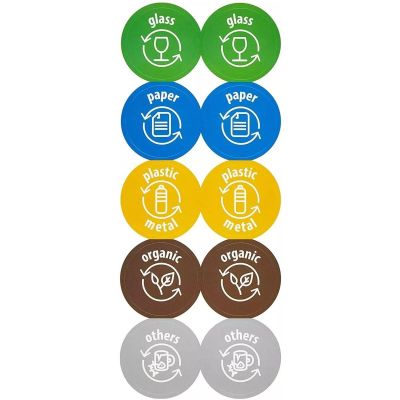 8. GARBAGE BINS 25 L SORTIBOX SET 4 PCS. GREY