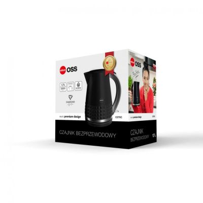 13. ELDOM OSS Kettle, 1.7 L Capacity, 2150 W, Black C270
