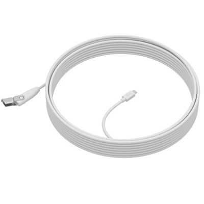 2. Logitech Rally Mic Pod Extension Cable White