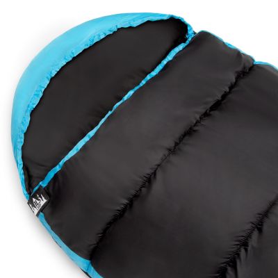 6. NILS CAMP NC2012 Sleeping Bag Black and Blue