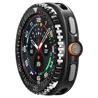 8. Spigen Bezel Tune Pro Diverna Samsung Galaxy Watch 8 Classic 46mm Cover - Black