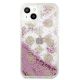 3. Guess GUHCP13SLGPEPI iPhone 13 mini 5.4" pink/pink hardcase Peony Liquid Glitter