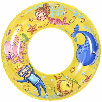 UNDERWATER WORLD SWIMMING RING 60CM 37592 - YELLOW