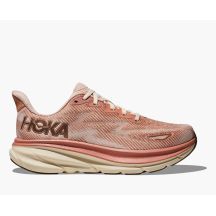 HOKA Clifton 9 Sandstone/Cream Women's Running Shoes (1127896‑SNC)