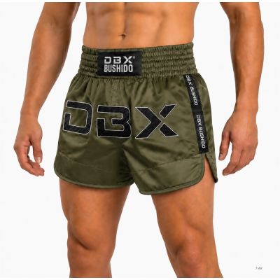 Men’s ARMY GREEN V1 COMBATWEAR Muay Thai Shorts | DBX Bushido