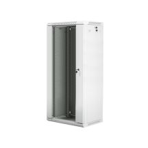 LANBERG WALL-HUNG CABINET 19" 27U 600X450 (GLASS DOOR, GRAY RAL7035)