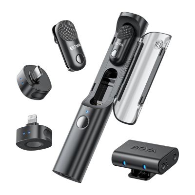 BOYA MAGIC-02 Wireless Microphone 2.4GHz USB-C - Black