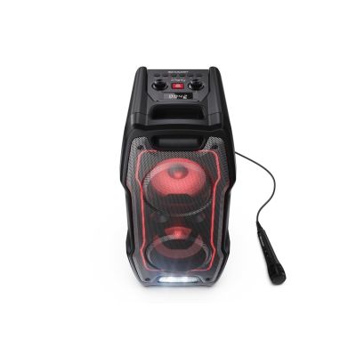 2. Sharp PS-931 Portable/Party Speaker Party Speaker Black 180W