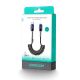 2. Joyroom S-A43 Crystal-Clear Series 30W USB-C - Lightning spiral cable 1.5m - black