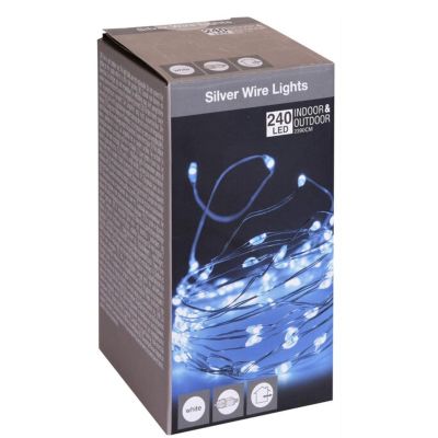 11. WIRE LAMPS GARLAND 240 LED COOL WHITE