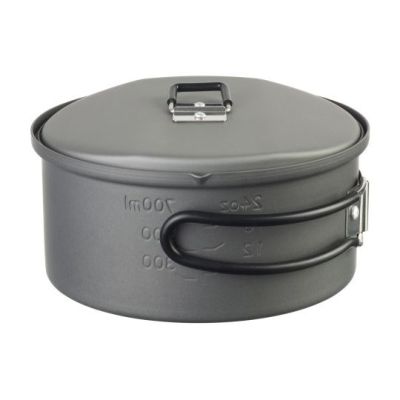 3. ESBIT PT1100HA Camping Kitchen Utensil Jar 1.1 l Aluminum, Black