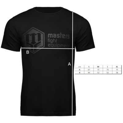 3. Masters T-shirt M TS-BLACK 04111-01M