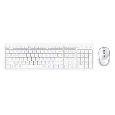 4. Trust ODY II Wireless White US Keyboard + Mouse