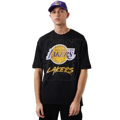 4. New Era NBA Los Angeles Lakers Script Mesh Tee M 60284737