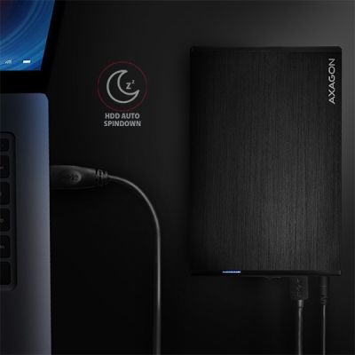 14. AXAGON EE35-XA3 External Case 3.5", USB 3.0, SATA II, Aluminum - Black