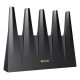 3. Tenda BE12 Pro Wireless Router 2.5 Gigabit Ethernet Dual-band (2.4 GHz/5 GHz) Black