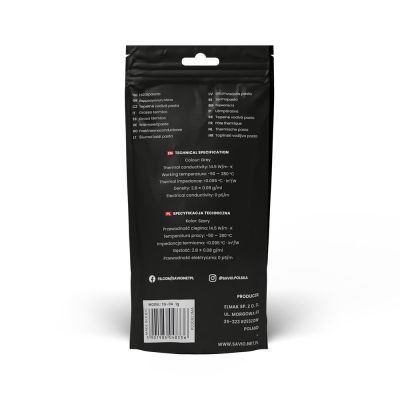 3. SAVIO THERMAL CONDUCTIVE PASTE 14.5W/MK, 2G, TG-04
