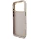 7. Guess 4G Big 4G Classic Logo Big Strap Metal Buttons Case for iPhone 17 Pro Max - Pink