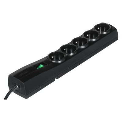 Ever Classic surge protector strip 3.0m (5 x UTE; 10 A; black) (T/LZ09-CLA030/0000)