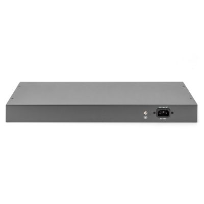 4. Digitus DN-95343 Network Switch Unmanaged Fast Ethernet (10/100) PoE Support 1U Black, Silver
