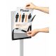 2. Durable 501357 Information Sign Letter Gray Metal, Plastic 1 pc.