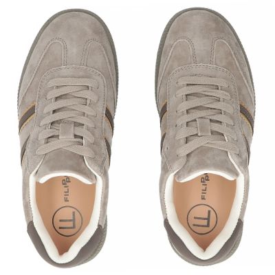 5. Women's leather shoes, sneakers, beige, Filippo DP7984