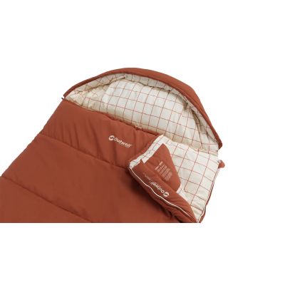 2. Outwell 230501 Sleeping Bag Adult Semi-Rectangular Polyester Red