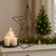 16. DECORATIVE STAR METAL STAND 50CM BLACK MICA