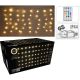 3. CHRISTMAS TREE LIGHTS LIGHT CURTAIN OUTSIDE/INSIDE 240 LED 600X60CM WITH REMOTE CONTROL WARM WHITE