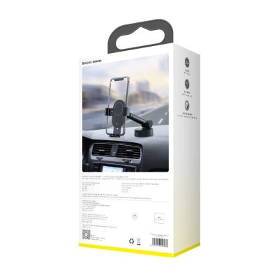 6. Baseus telescopic gravity car holder for the windshield black (SUYL-JY01)