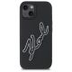 3. Karl Lagerfeld 3D Rubber Signature iPhone 15 Case - Black