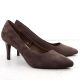 3. Chocolate suede women's pumps, Sergio Leone 1336