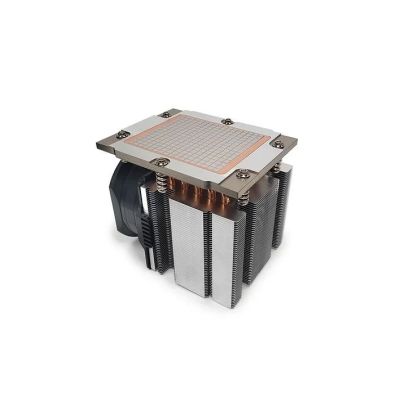 4. Inter-Tech J-12 Processor Air Cooler 8 cm Black, Silver 1 pc.