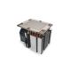 4. Inter-Tech J-12 Processor Air Cooler 8 cm Black, Silver 1 pc.