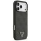 4. Guess Leather 4G Triangle Strass MagSafe Case for iPhone 17 Pro Max - Black