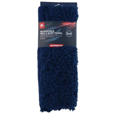 4. MICROFIBER CLEANING CLOTH WAXING POLISHING 40x40CM DIRT DEVIL NAVY BLUE